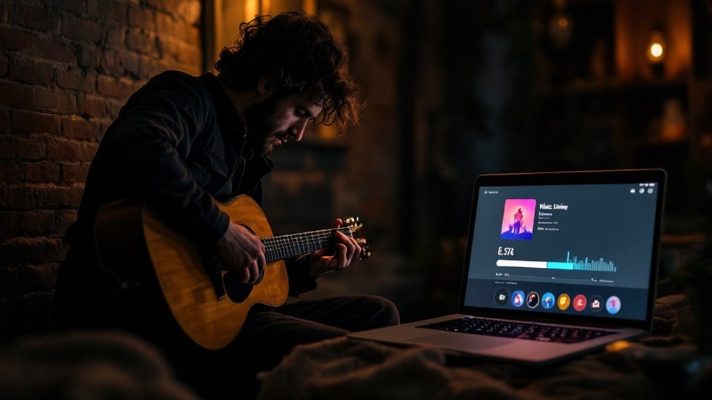 monetize music through online sales