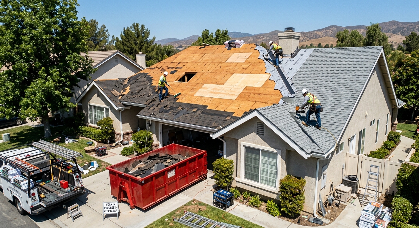 What to Expect From a Roof Replacement in Santa Clarita