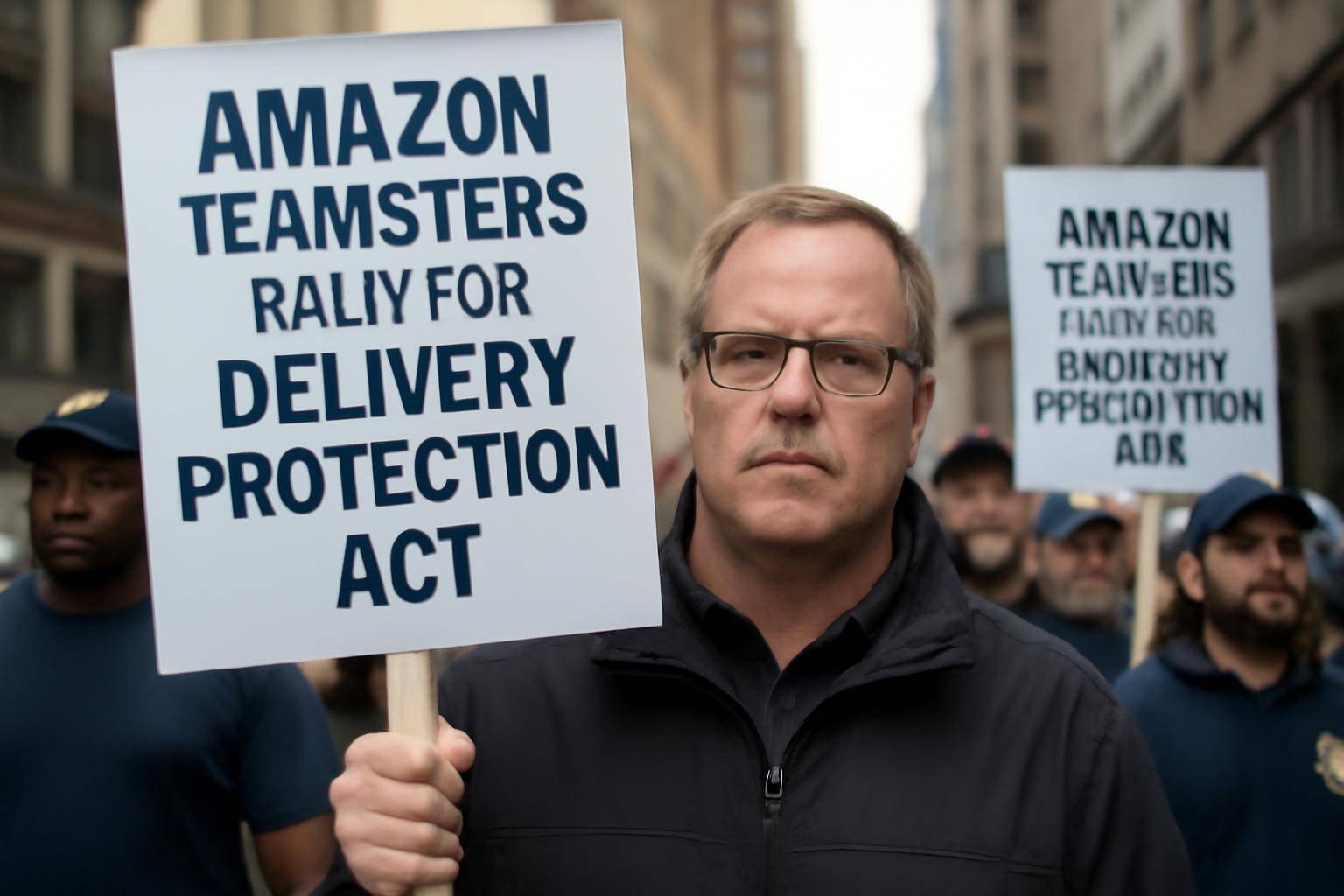 AMAZON TEAMSTERS RALLY FOR DELIVERY PROTECTION ACT