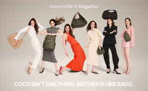 COCO ROCHA AND BAGGALLINI GO BIG WITH LIMITED-EDITION COLLECTION