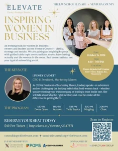 Marketing Maven CEO and Founder, Lindsey Carnett, to Keynote Elevate's Inspiring Women in Business Event