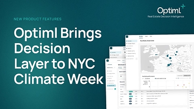 Optiml to Showcase the Optiml Decision Layer at NYC Climate Week's Sustainable Real Estate Forum