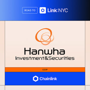 Hanwha Investment & Securities and Chainlink Form Strategic Partnership to Tokenize, Connect, and Collateralize Real-World Assets Worldwide